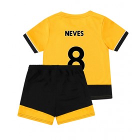 Baby Fußballbekleidung Wolves Ruben Neves #8 Heimtrikot 2022-23 Kurzarm (+ kurze hosen)